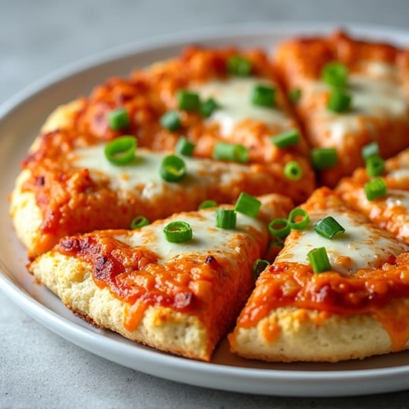 Sheet Pan Buffalo Chicken Pizza