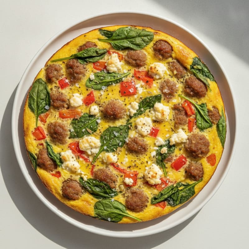 Savory Egg and Turkey Sausage Bake