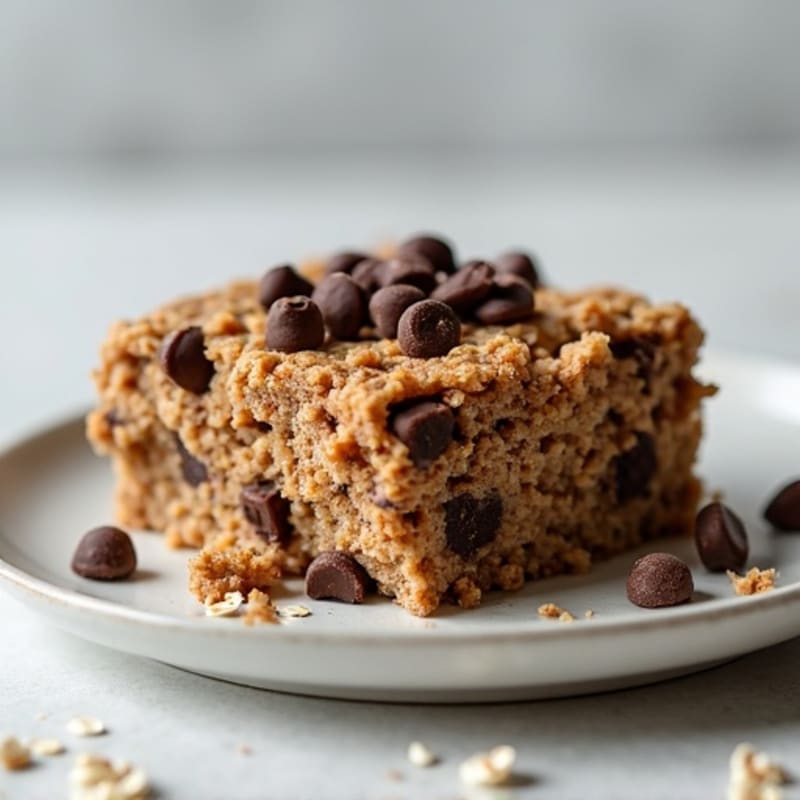Baked Chocolate Chip Protein Oatmeal