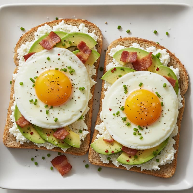 Cottage Cheese Avocado Toast