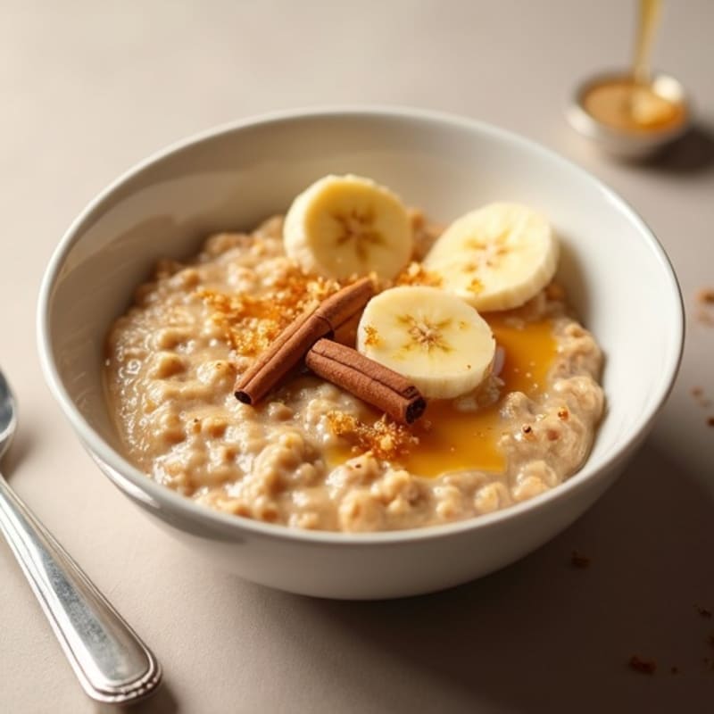 Creamy Cinnamon-Honey Protein Oatmeal
