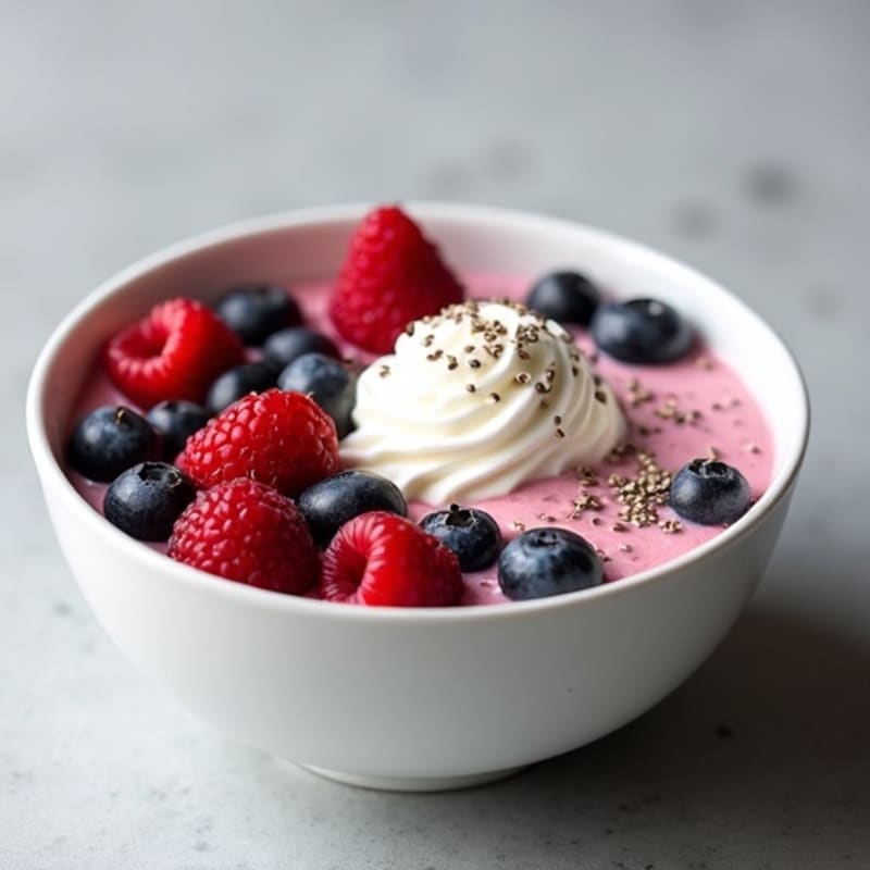 Protein-Packed Berry Greek Yogurt Bowl