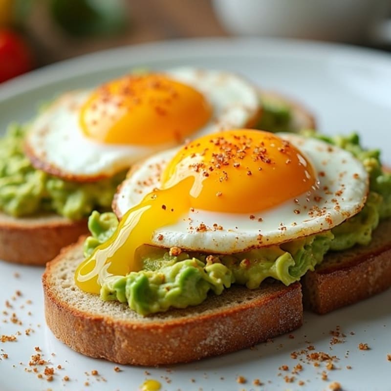 Avocado Toast with Jammy Eggs and Everything Bagel Seasoning