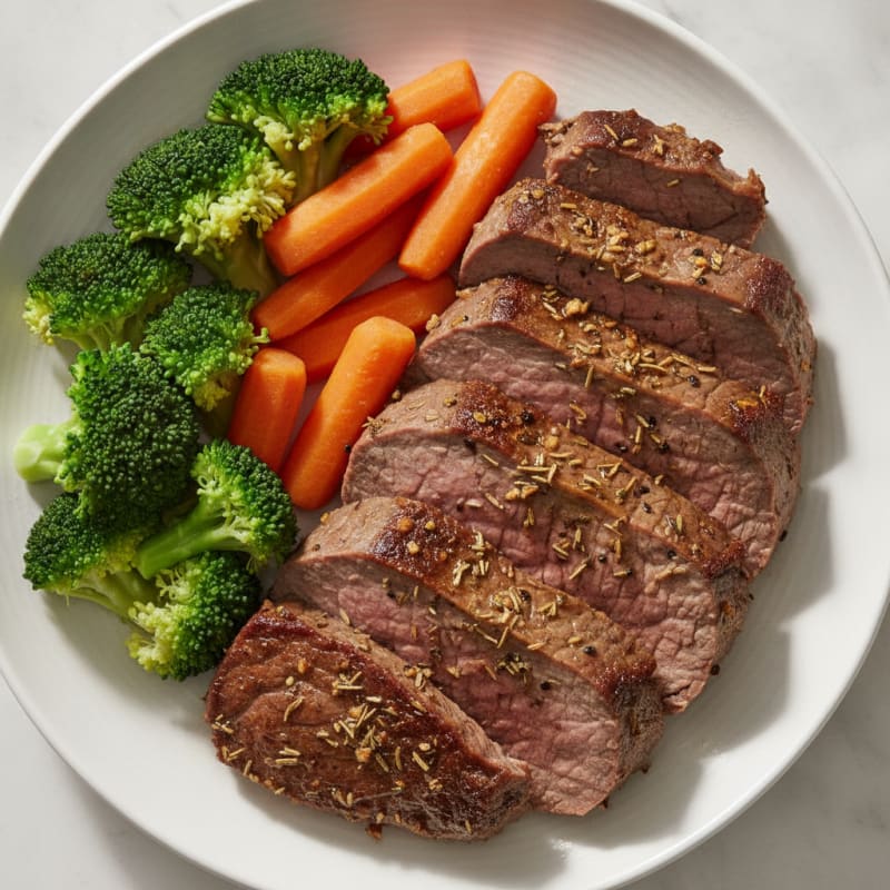Garlic Herb Roasted Beef