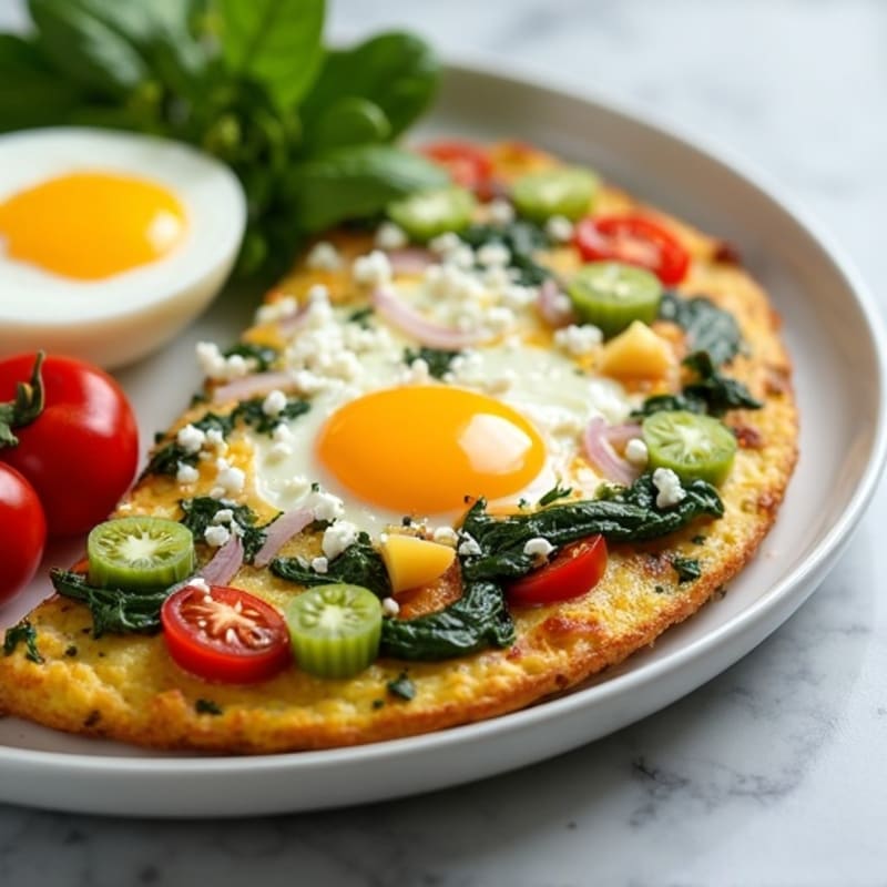 Protein-Packed Egg White Veggie Frittata