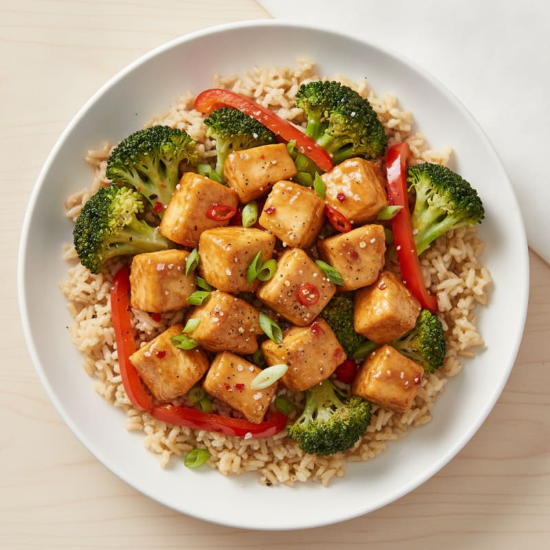 Clean General Tso's Chicken Stir-Fry