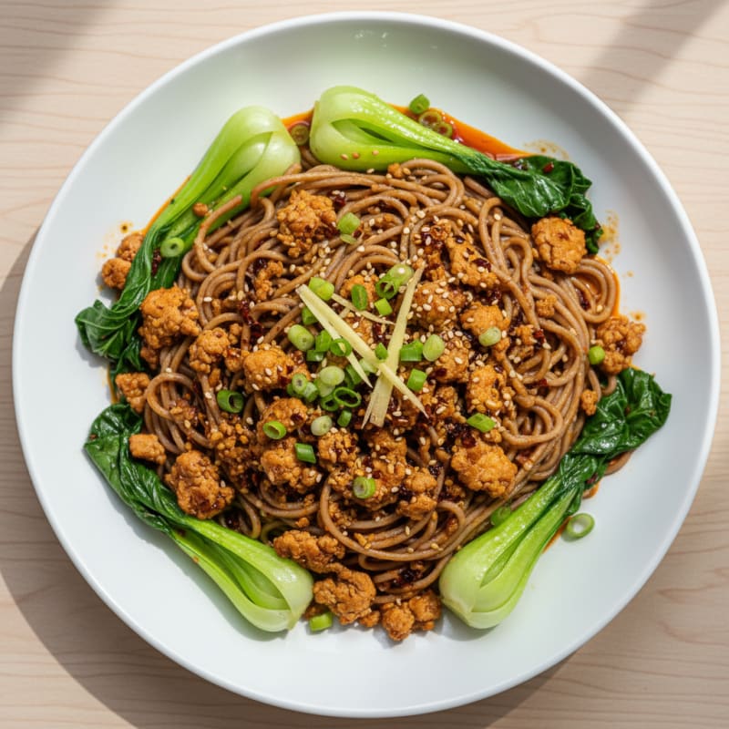 Sichuan Dan Dan Noodles with Chili Oil