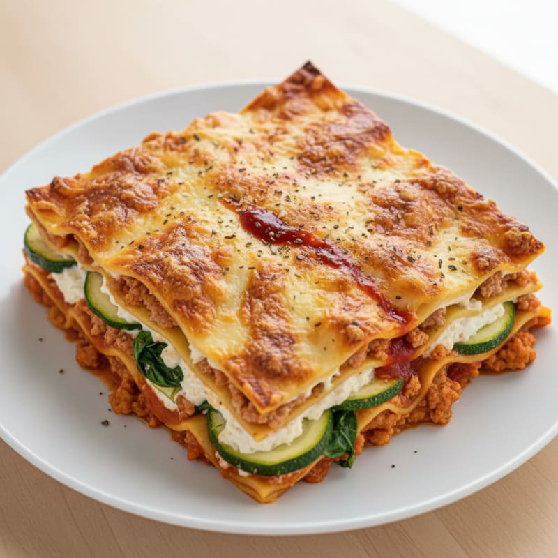 Creamy Baked Lasagna with Ricotta