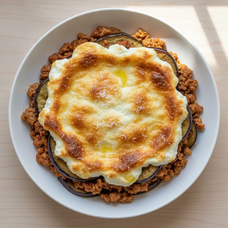 Baked Greek Lamb Moussaka
