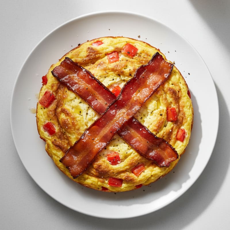 Golden Maple-Glazed Bacon & Egg Bake