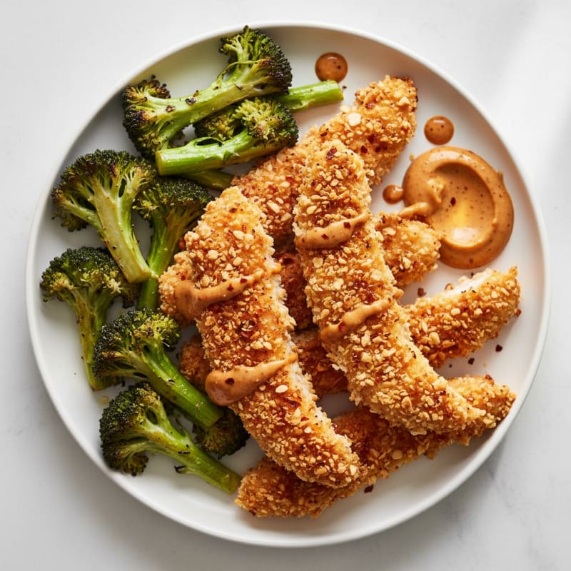 Spicy Chicken Tenders with Chipotle Aioli