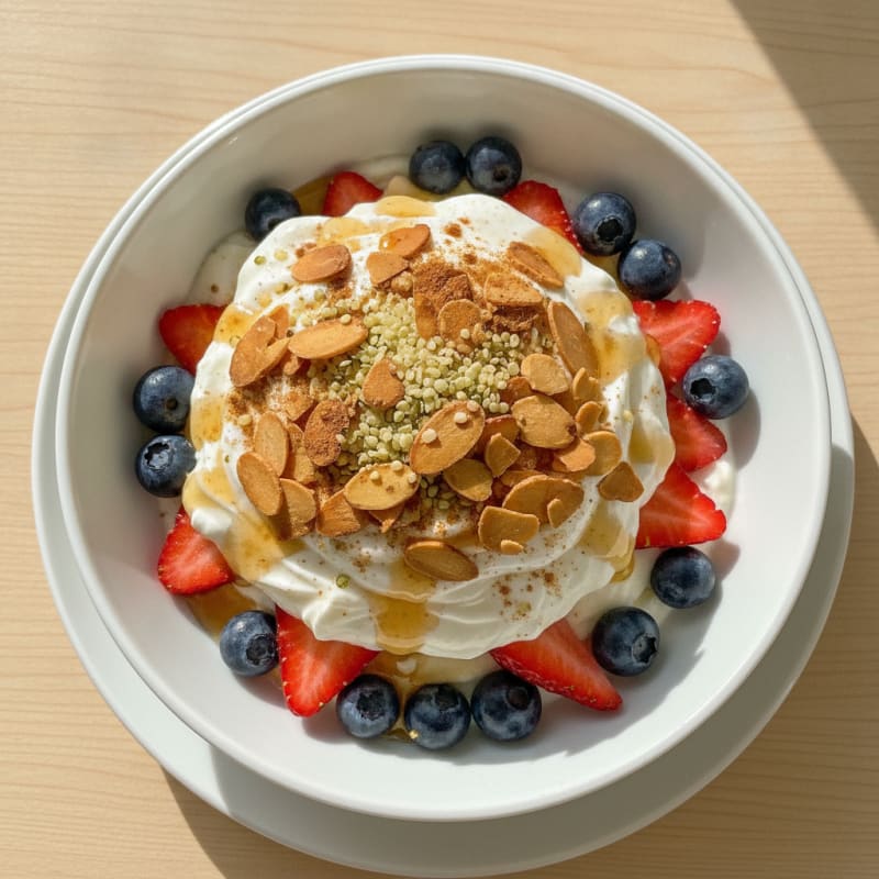 Berry-Almond Yogurt Parfait
