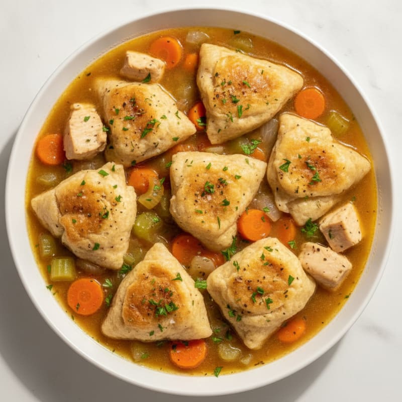 Homestyle Chicken and Herb Dumplings