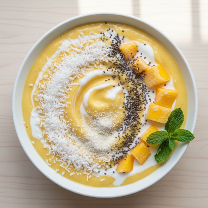 Mango Pineapple Coconut Smoothie