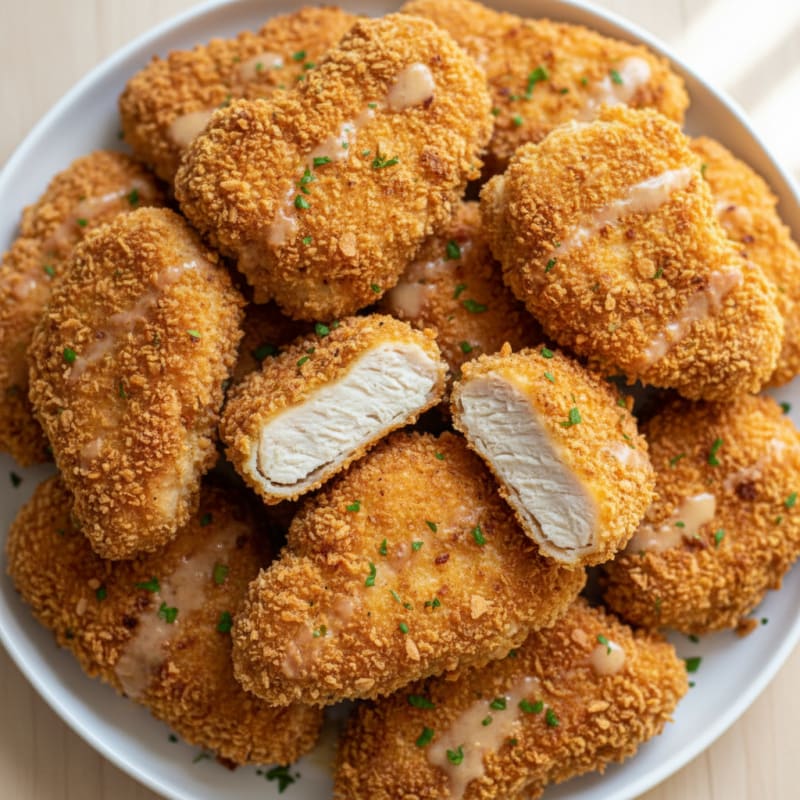 Crispy Buttermilk Fried Chicken Thighs