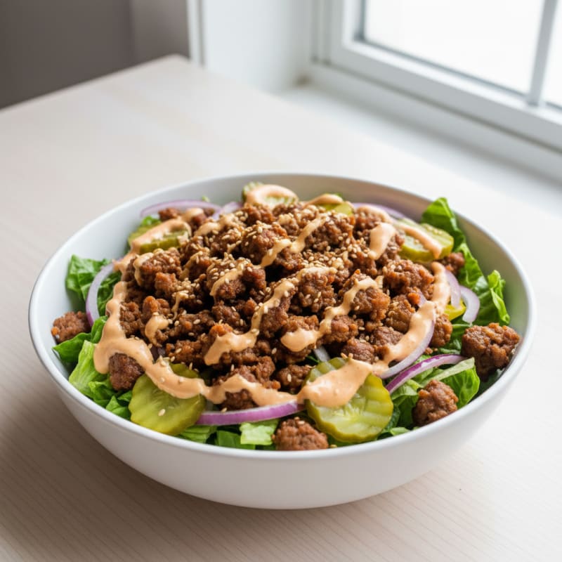Crispy Beef Big Mac Power Bowl