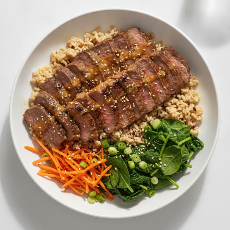 Korean Marinated Beef Bulgogi Bowl