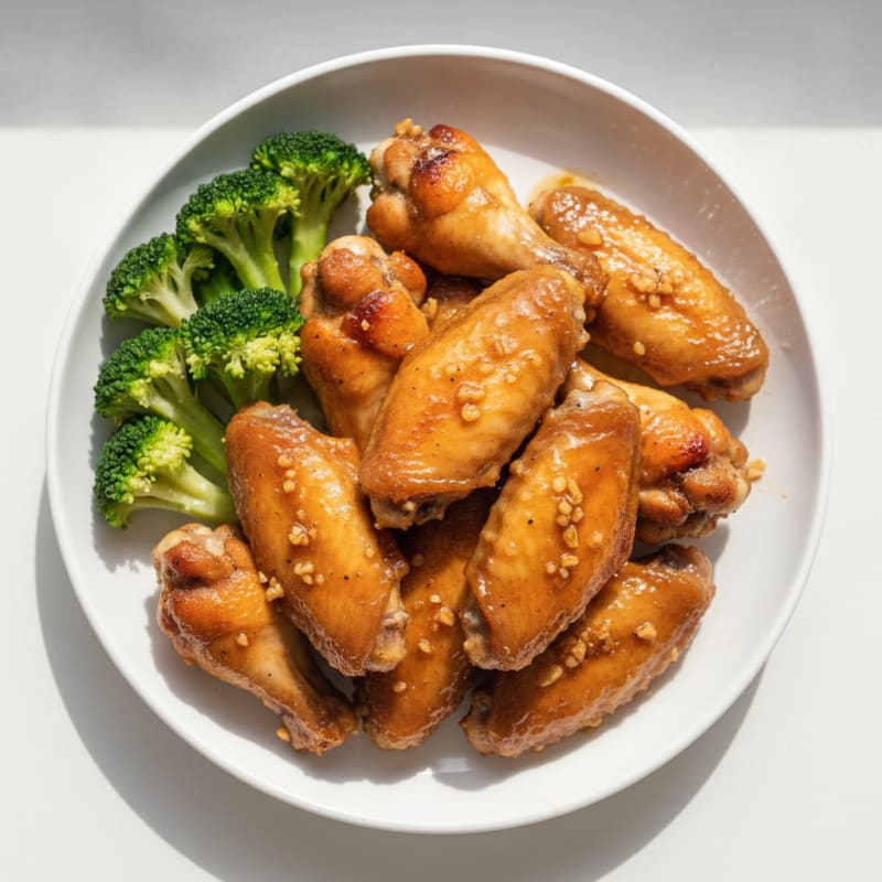 Honey-Garlic Glazed Chicken Wings