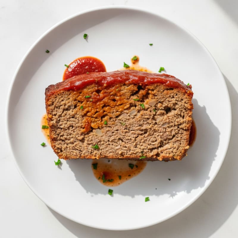 Classic Homestyle Meatloaf with Tomato Glaze