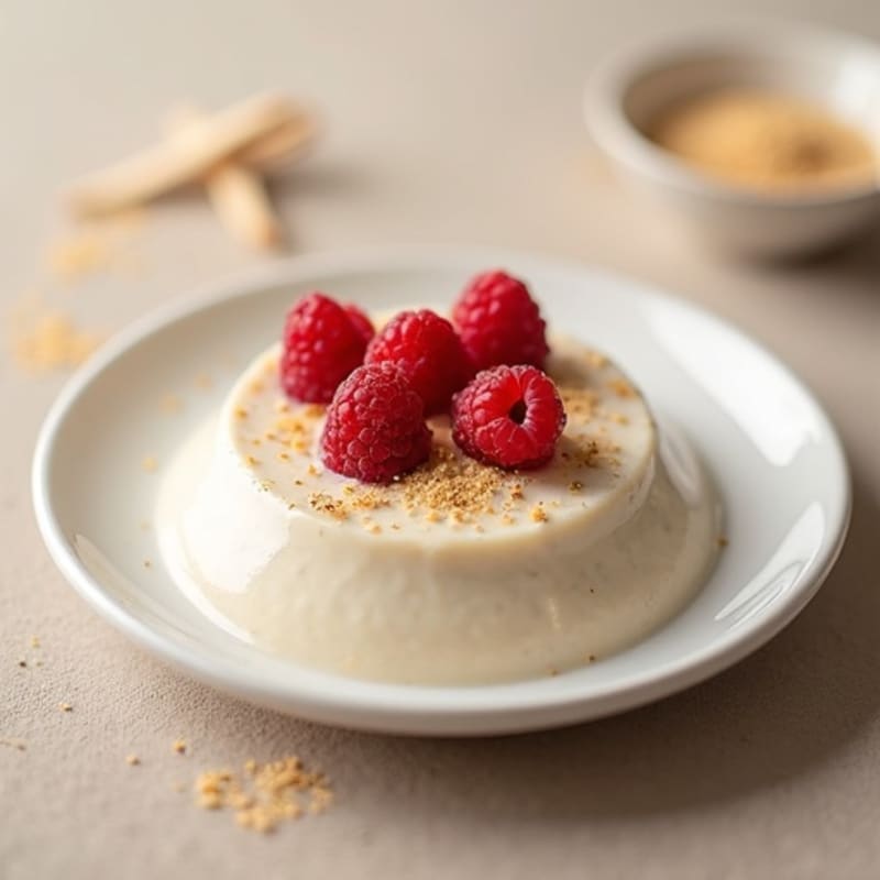 Creamy Vanilla Protein Pudding, Low Carb