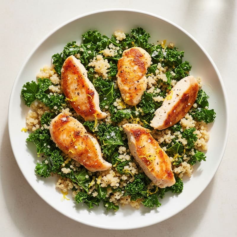 Zesty Kale and Quinoa Power Bowl