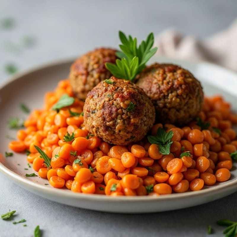 Hearty Baked Lentil Meatballs