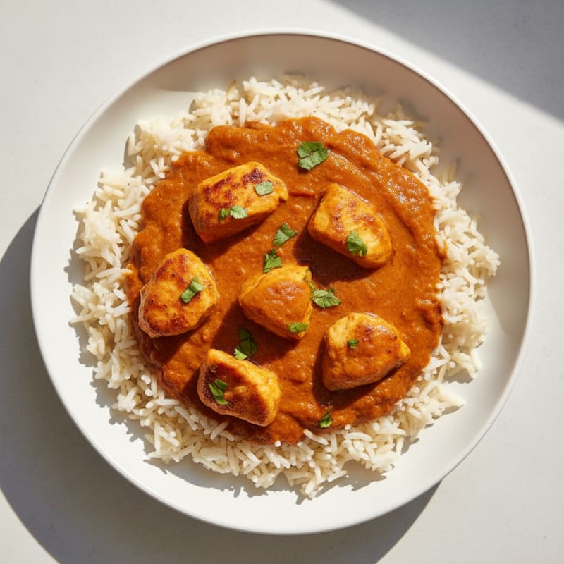 Spiced Butter Chicken with Basmati Rice