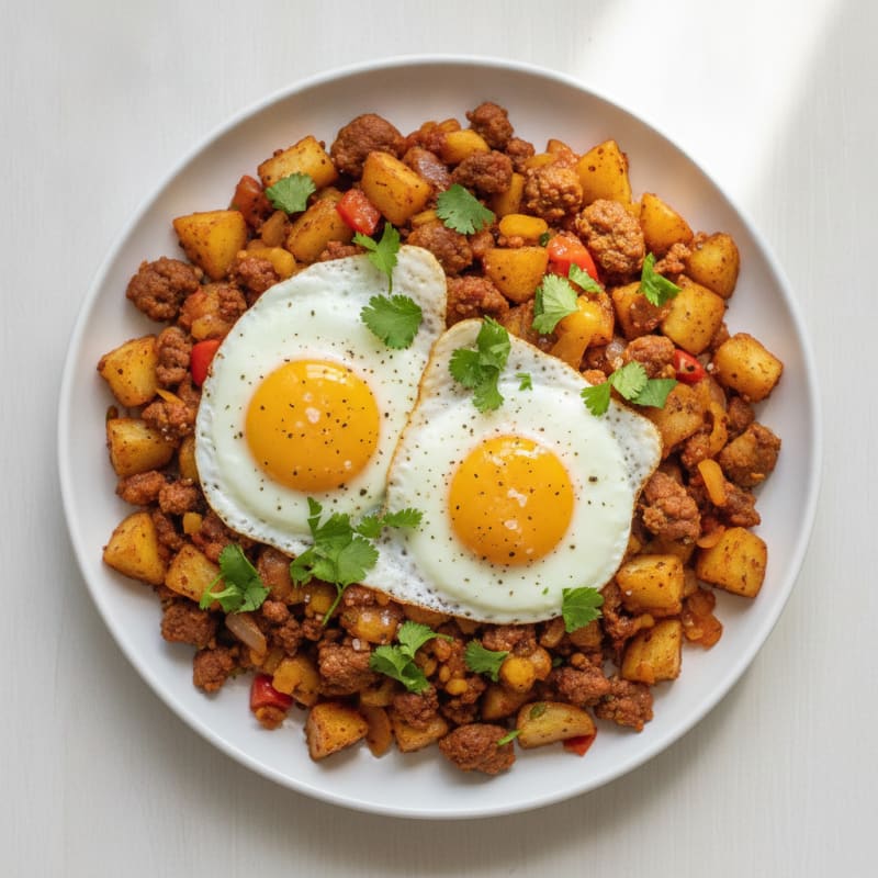 Spicy Chorizo and Potato Hash