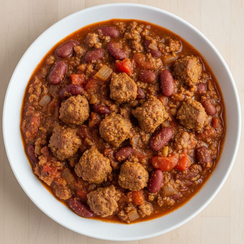 Smoky Ground Beef and Bean Chili