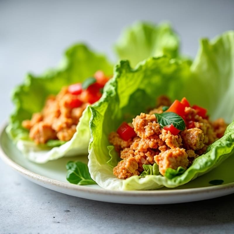 Spicy Tuna Crispy Lettuce Wraps