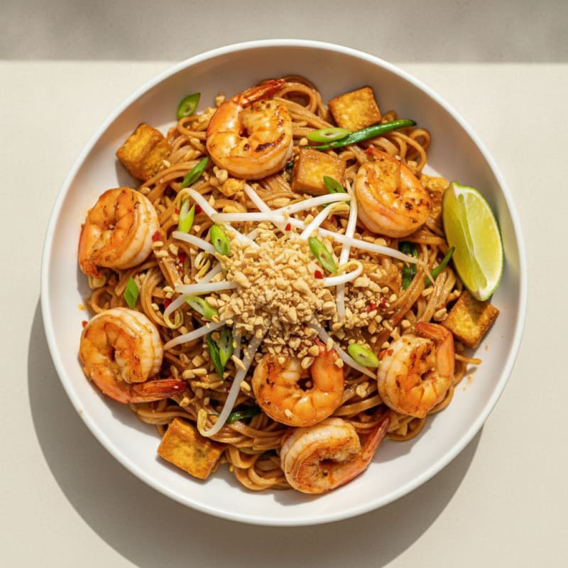 Shrimp Pad Thai Noodles