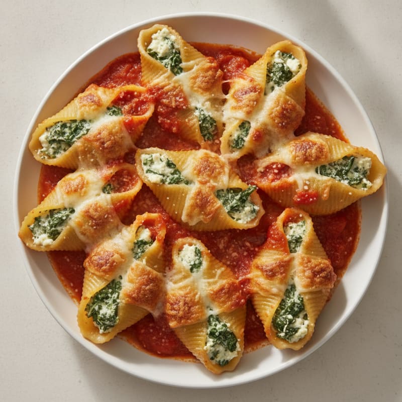 Spinach & Ricotta Stuffed Shells