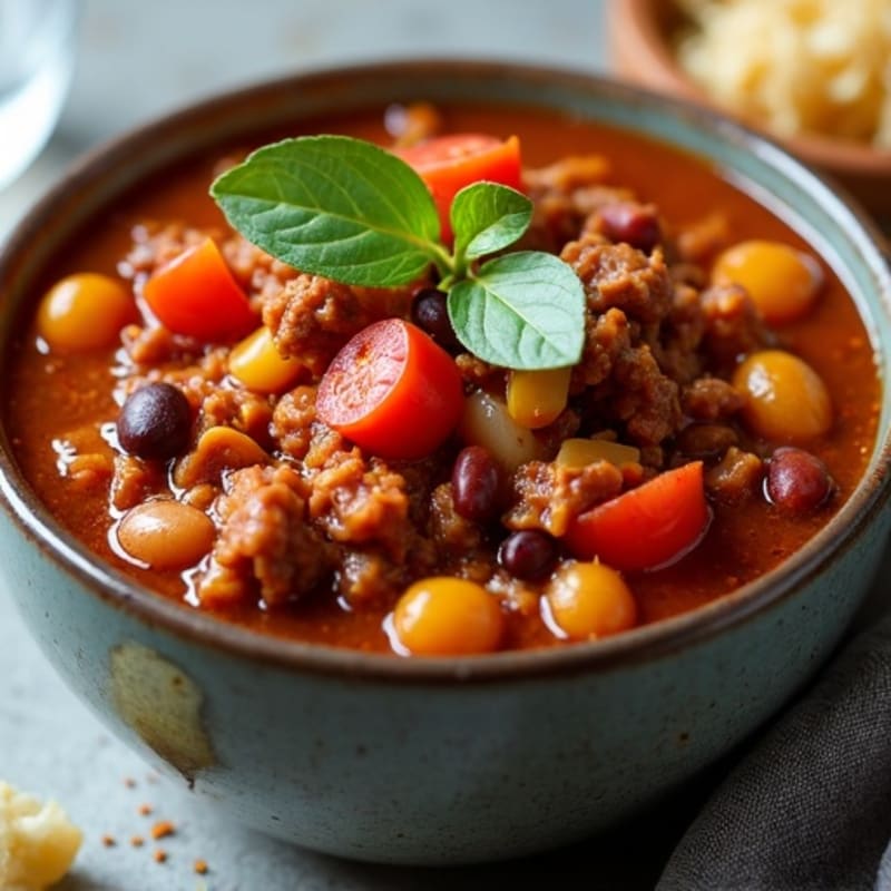Hearty Slow Cooker Beef Chili