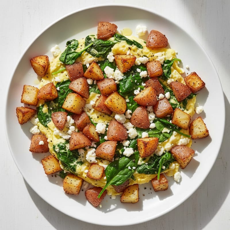 Sheet Pan Eggs with Roasted Red Potatoes