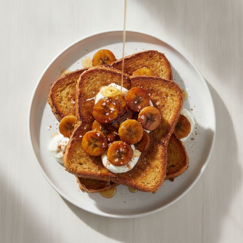 Banana Honey Cinnamon French Toast