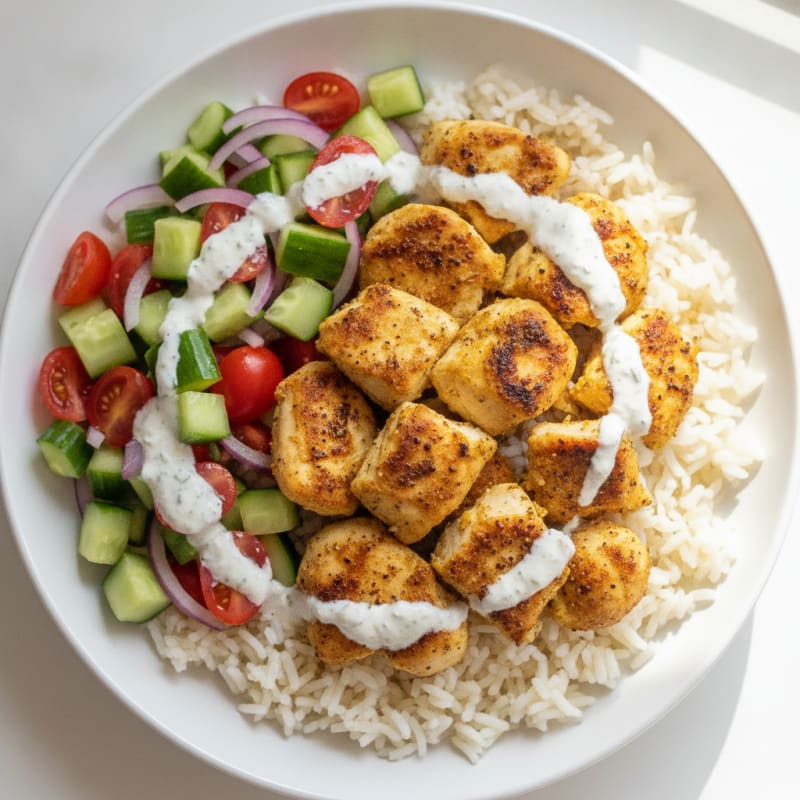 Chicken Shawarma Rice Bowl
