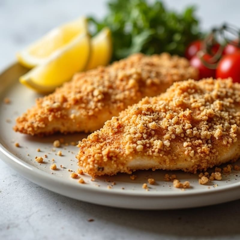 Crispy Oven-Baked Almond-Crusted Chicken