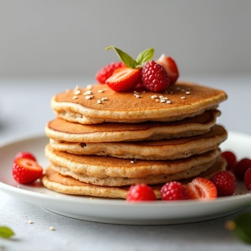 Fluffy Low Calorie Whole Wheat Pancakes