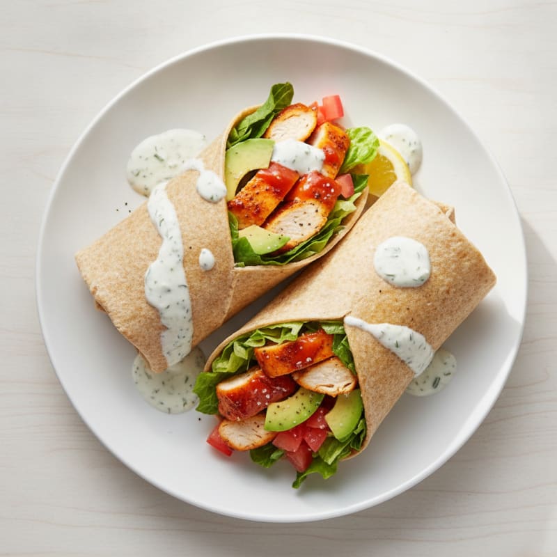 Buffalo Ranch Chicken Wrap
