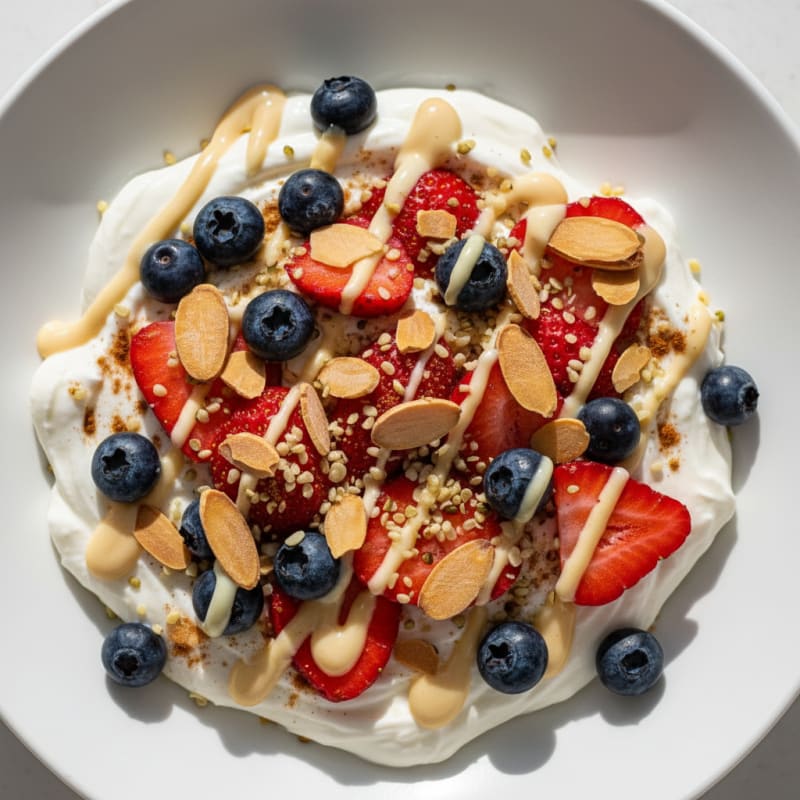 Creamy Berry Yogurt Protein Bowl