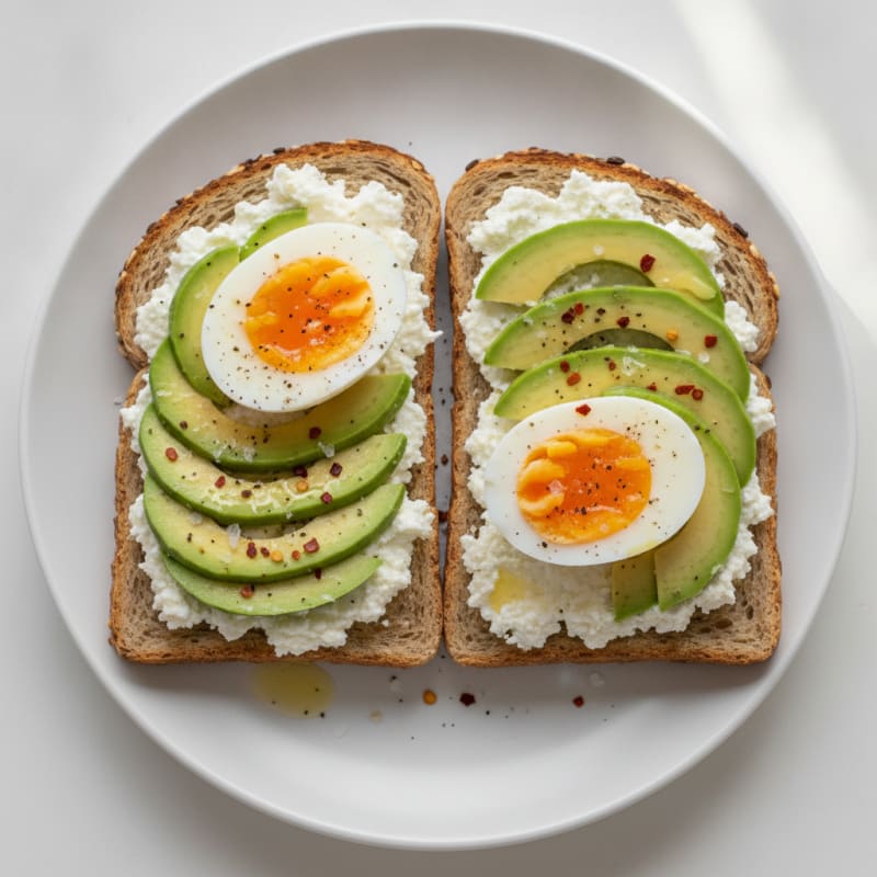Avocado Toast with Jammy Eggs