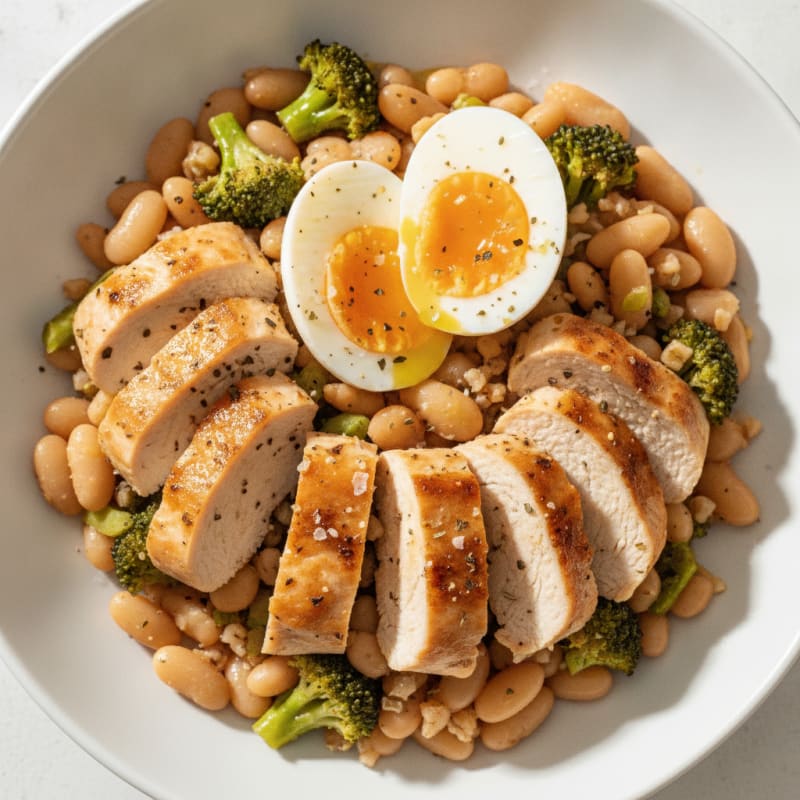 Chicken and Bulgur Bean Stew