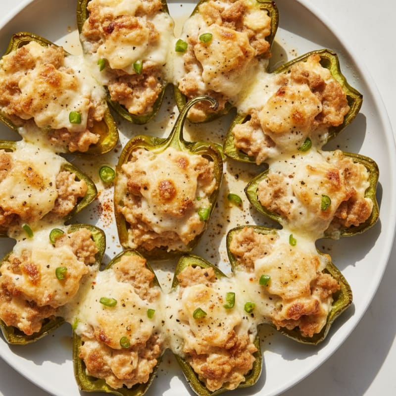 Baked Jalapeño Poppers with Cream Cheese