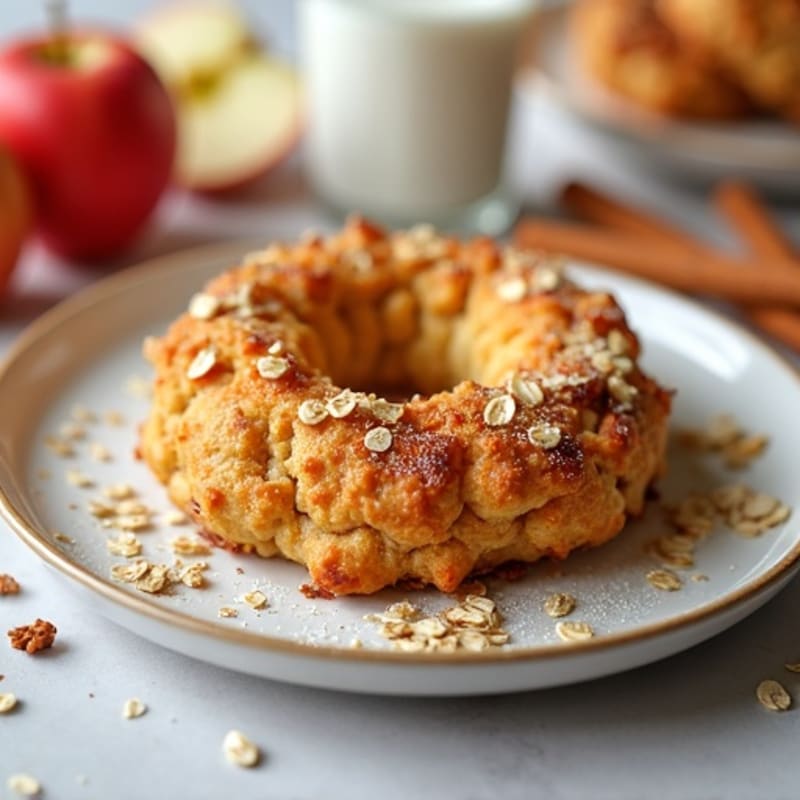 Protein-Packed Baked Apple Cinnamon Breakfast Rings