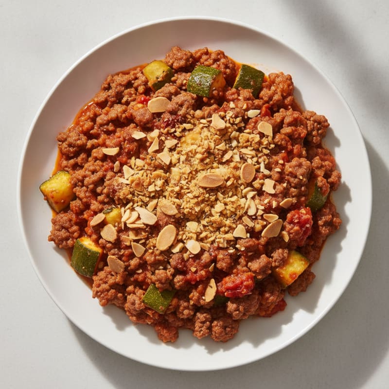 Spicy Mediterranean Ground Beef Casserole