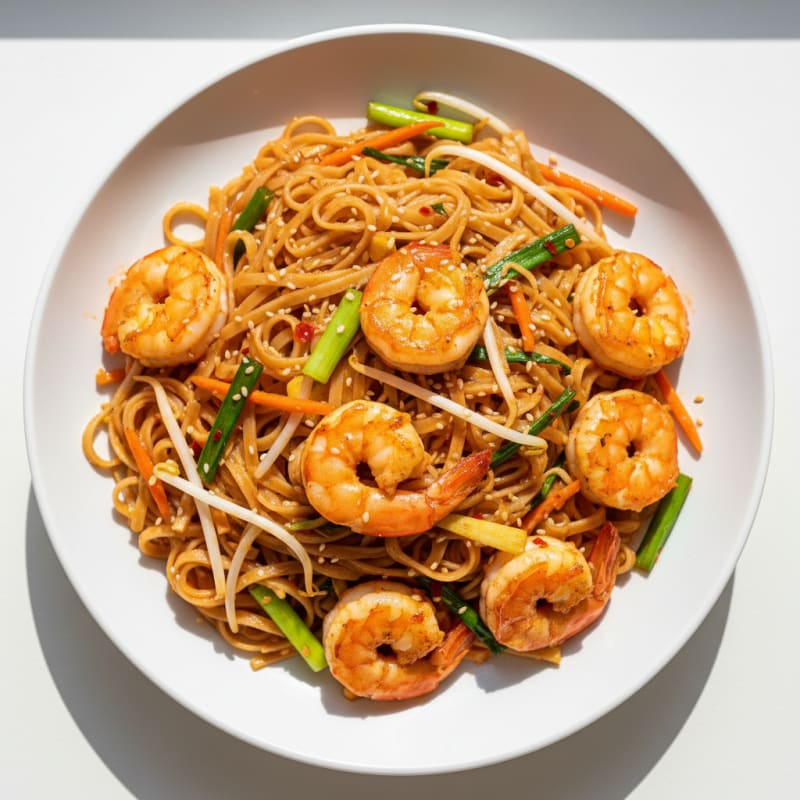 Zesty Chili-Lime Shrimp Pad Thai