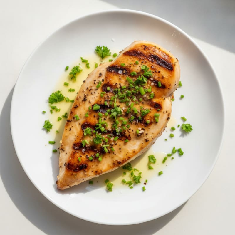 Grilled Chicken Breast with Fresh Herbs