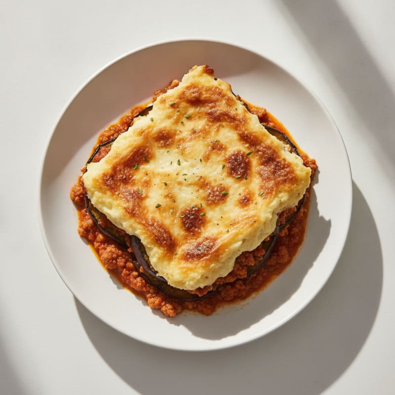 Classic Lamb Moussaka with Béchamel