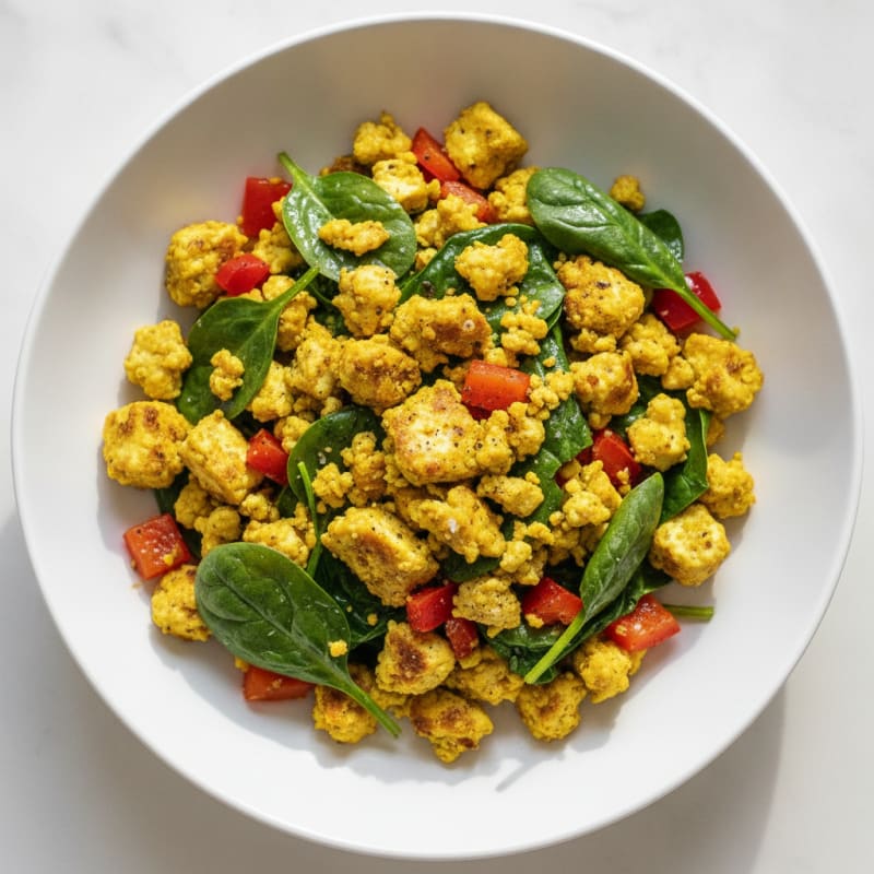 Savory Tofu Scramble Breakfast Bowl