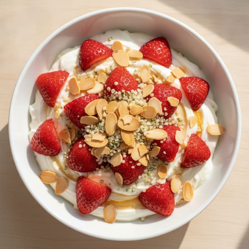 Creamy Greek Yogurt Protein Bowl with Berries